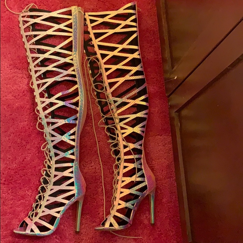 Metallic Heels - Picture 2 of 2